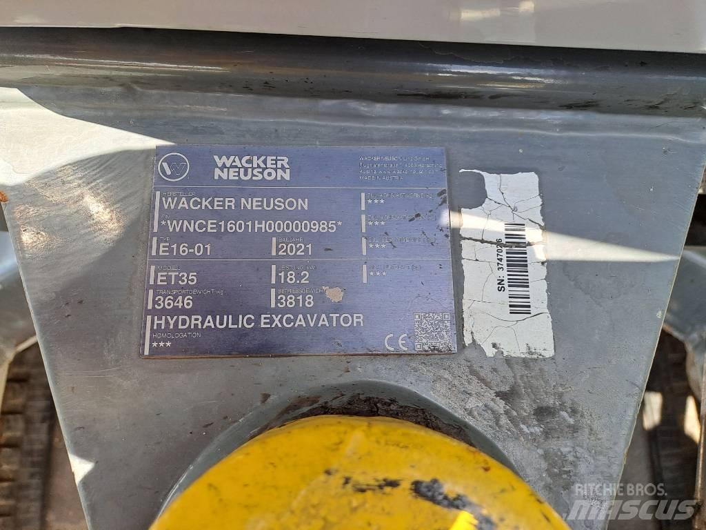 Wacker Neuson ET35 Beltegraver