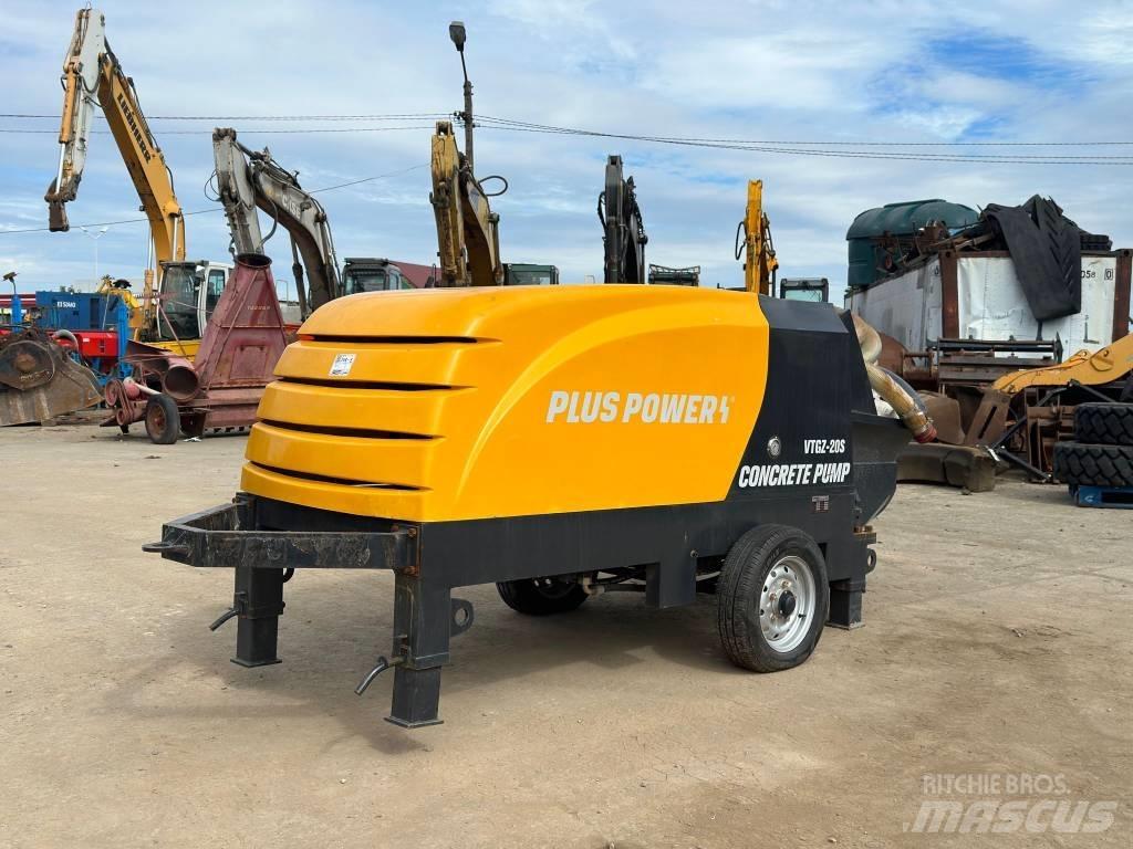 Plus Power VTGZ-20S Betongpumpe biler