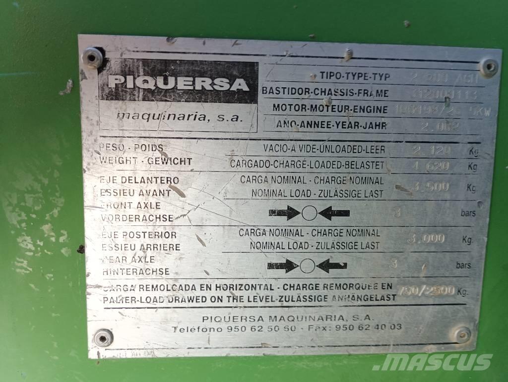 Piquersa 2500 ACH Mini dumpere