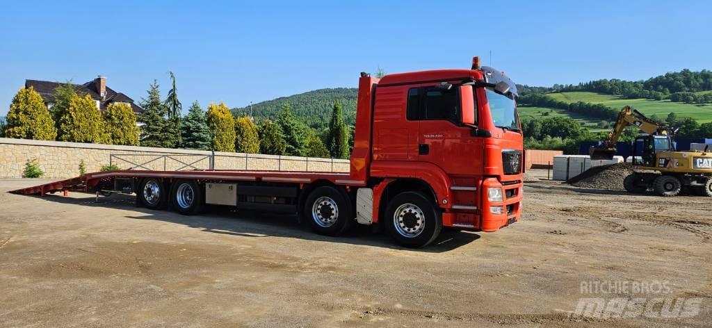 MAN TGS 35.400 Flatvogn med vinsj