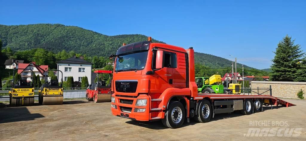 MAN TGS 35.400 Flatvogn med vinsj