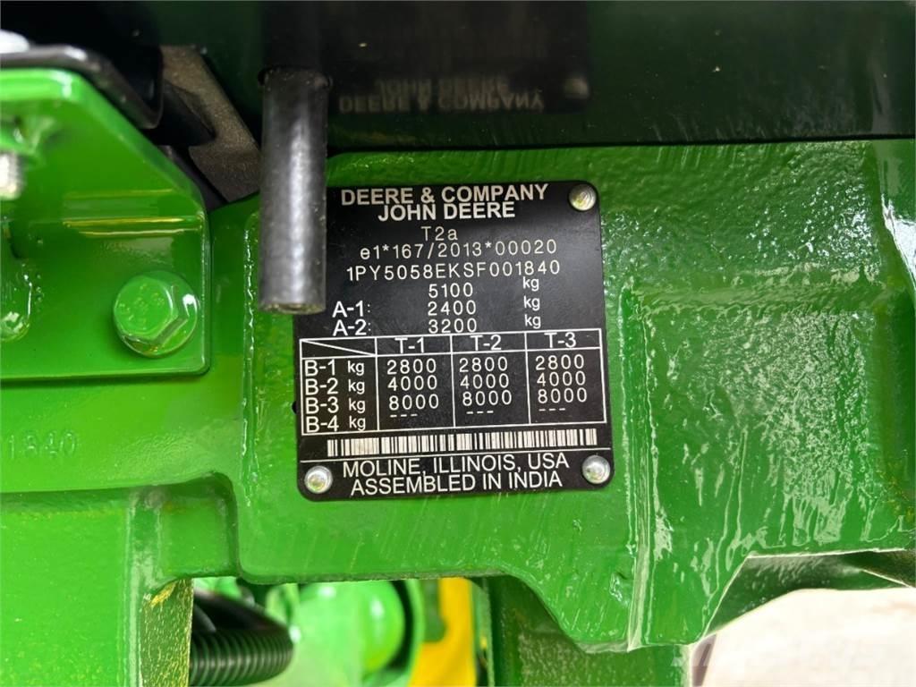 John Deere 5058E Traktorer