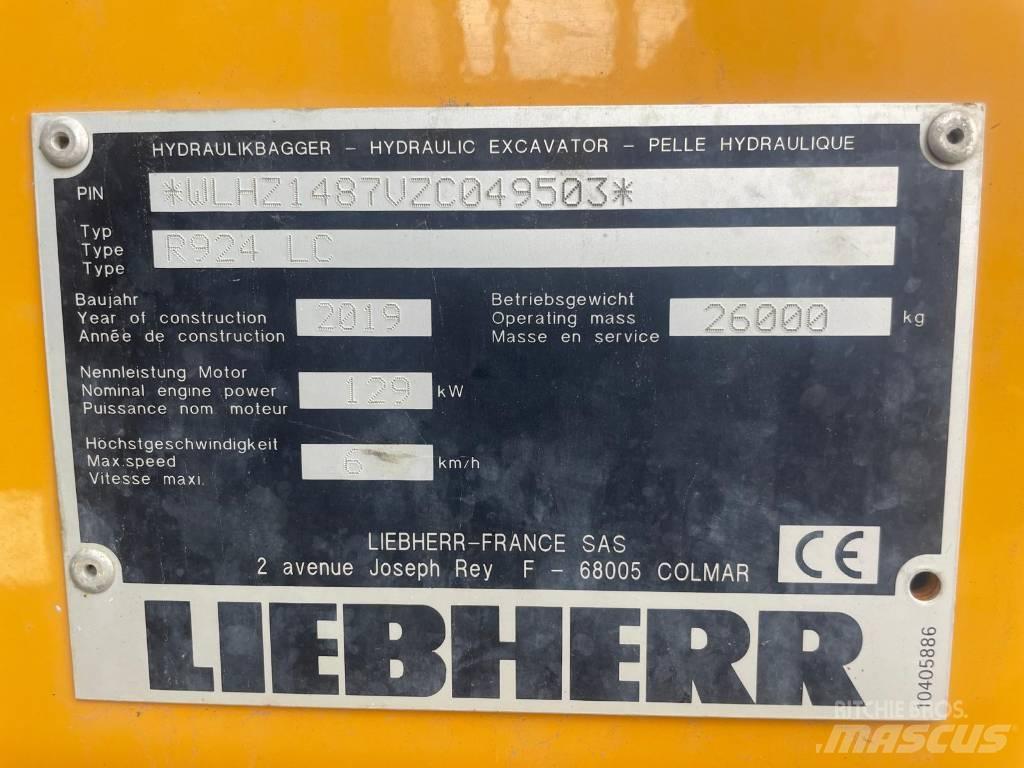Liebherr R924 G8 Beltegraver