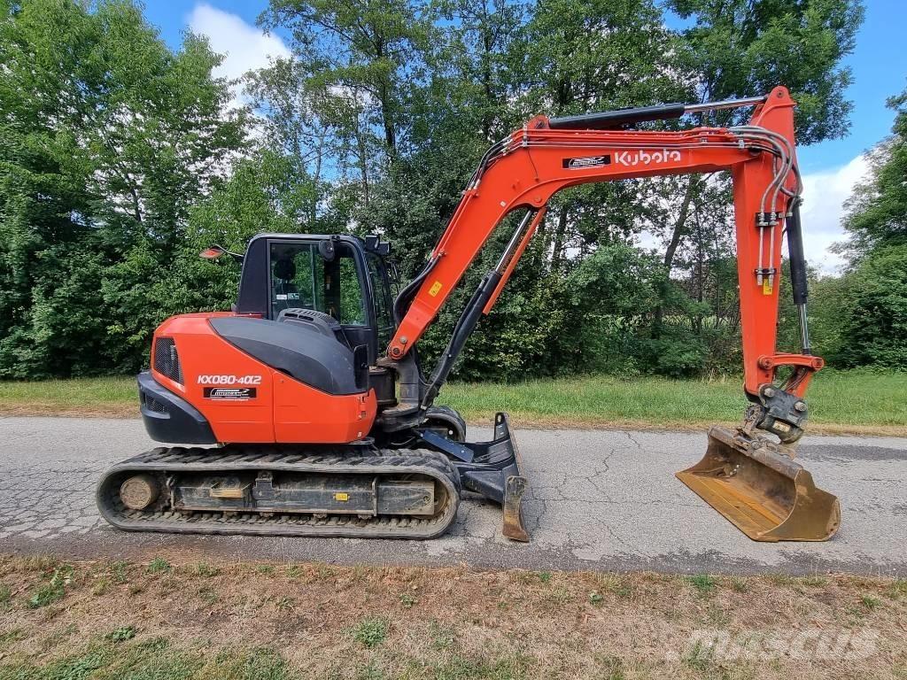Kubota KX 080-4a2 Minigravere <7t