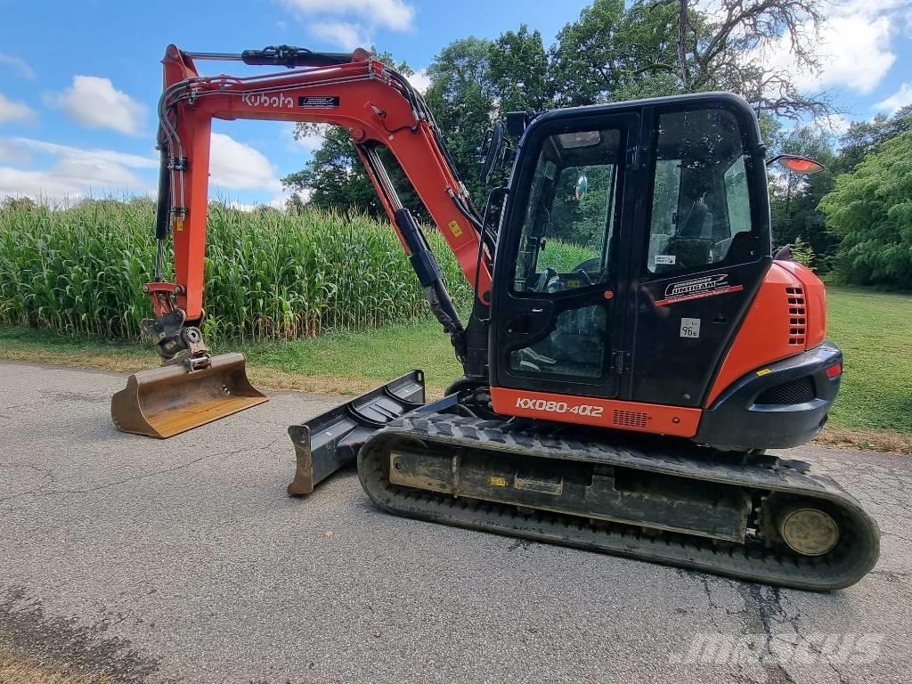 Kubota KX 080-4a2 Minigravere <7t