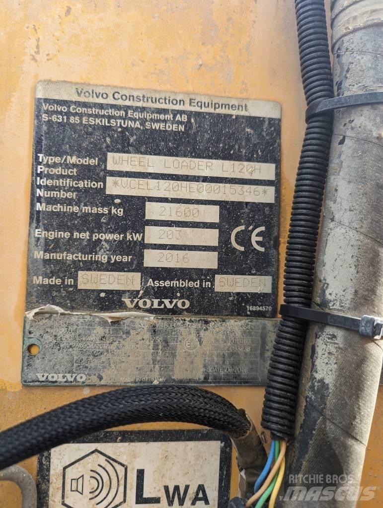 Volvo L 120 H Hjullastere