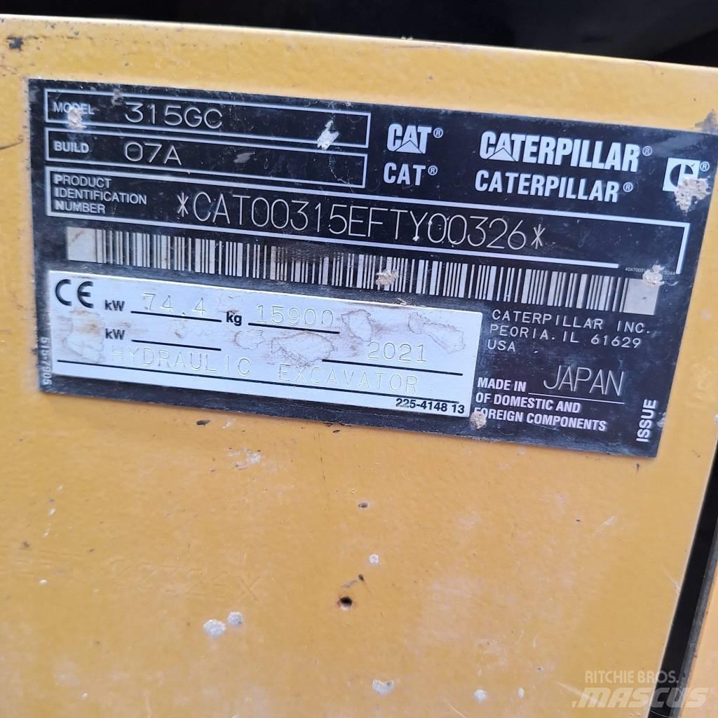 CAT 315 Beltegraver
