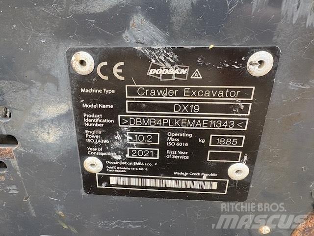 Doosan DX 19Z Minigravere <7t