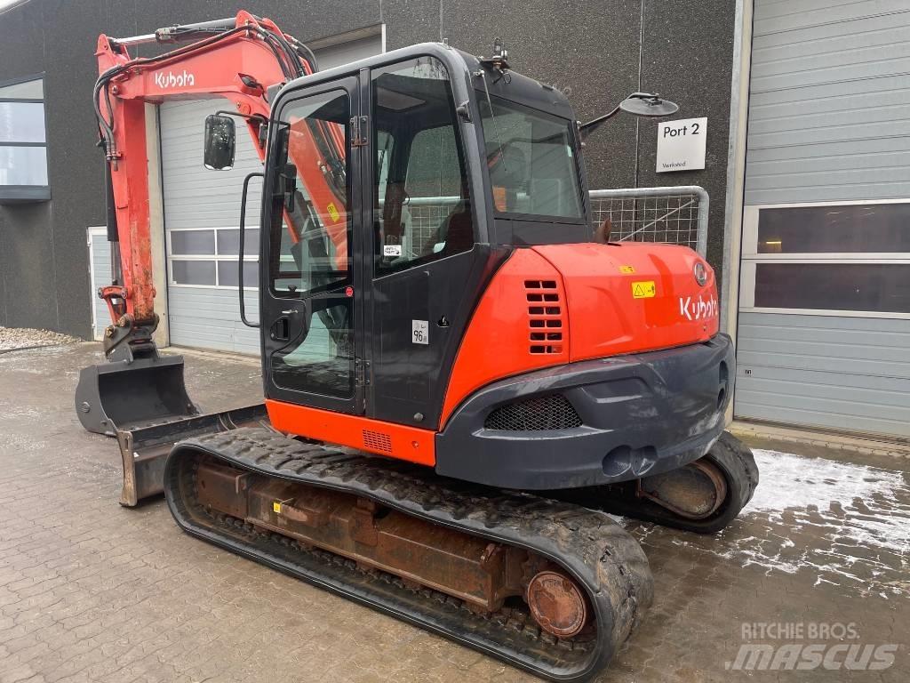 Kubota KX080-4a Midigravere 7 - 12t