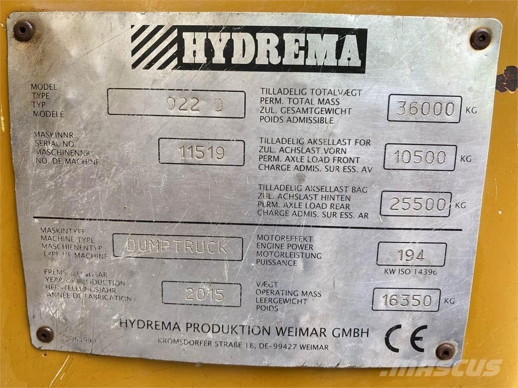 Hydrema 922D Mini dumpere