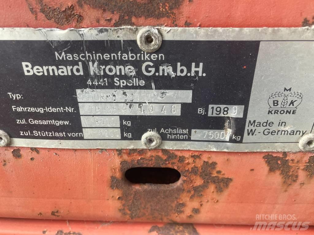 Krone Turbo 3500 Selvlastende vogner