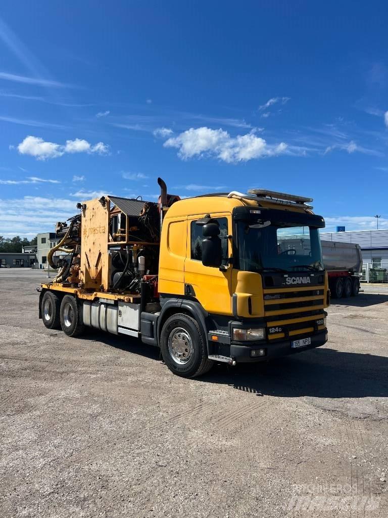 Scania 124 G 420 Fundamenterings rigger