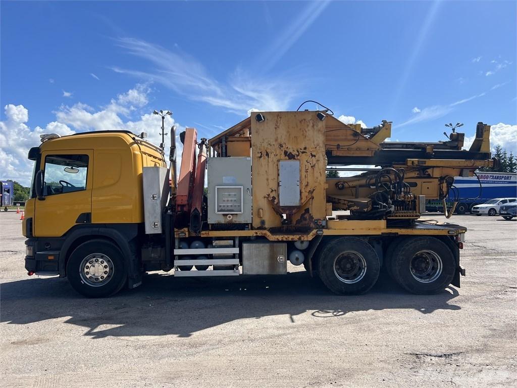 Scania 124 G 420 Fundamenterings rigger