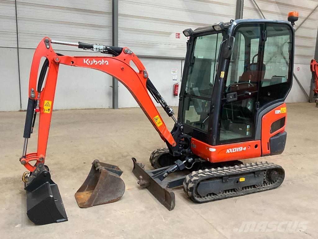 Kubota KX 019-4 Minigravere <7t