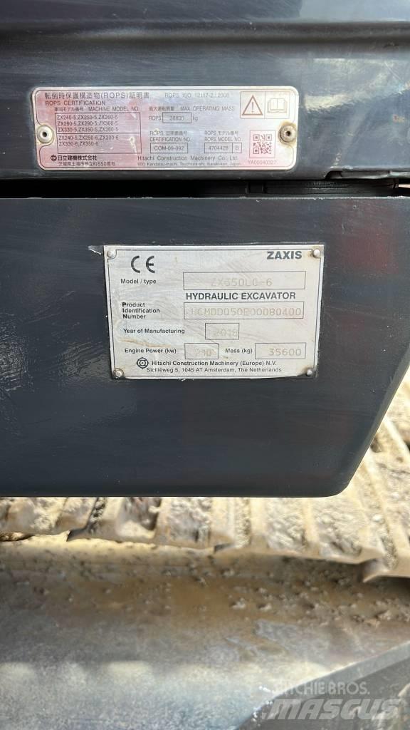 Hitachi ZX350-6 Beltegraver