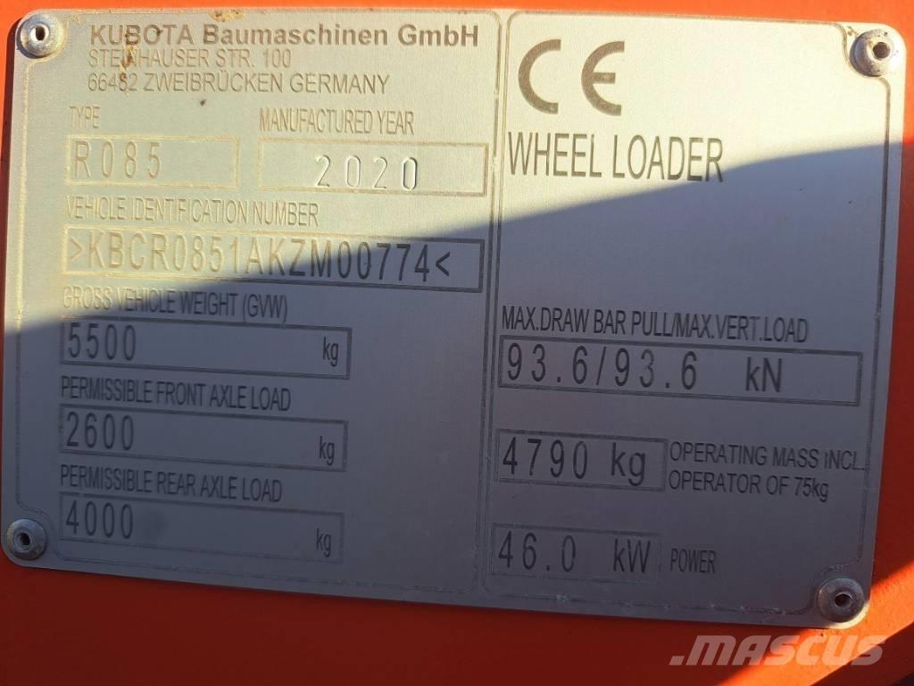 Kubota R 085 Hjullastere