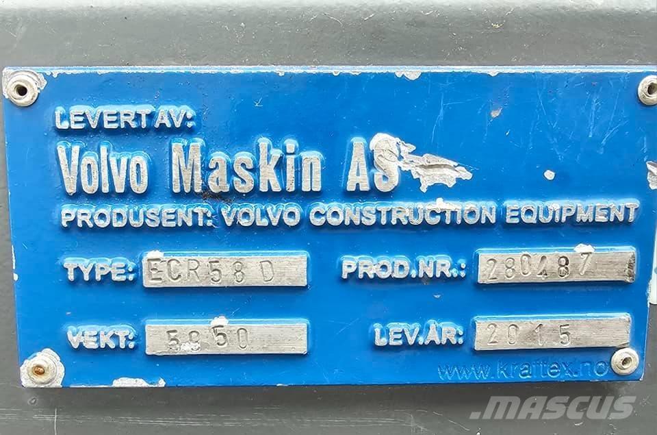 Volvo ECR 58 D Minigravere <7t