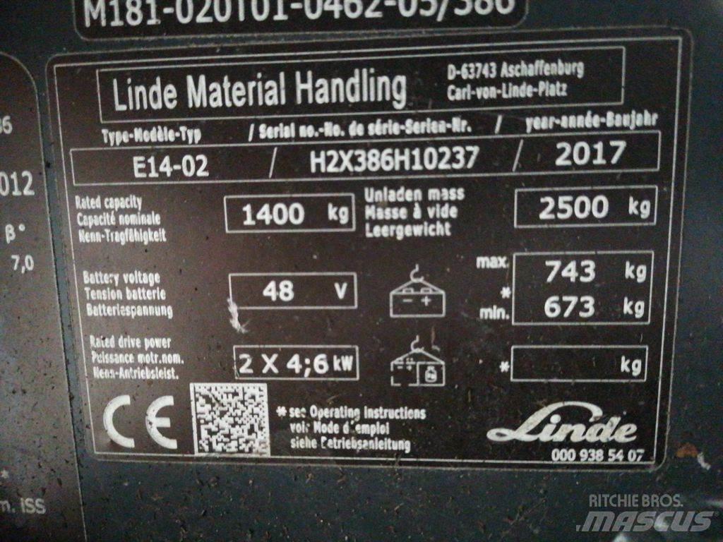 Linde E14-02 Elektriske trucker