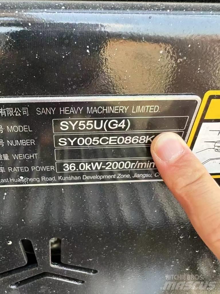Sany SY 55 U Minigravere <7t