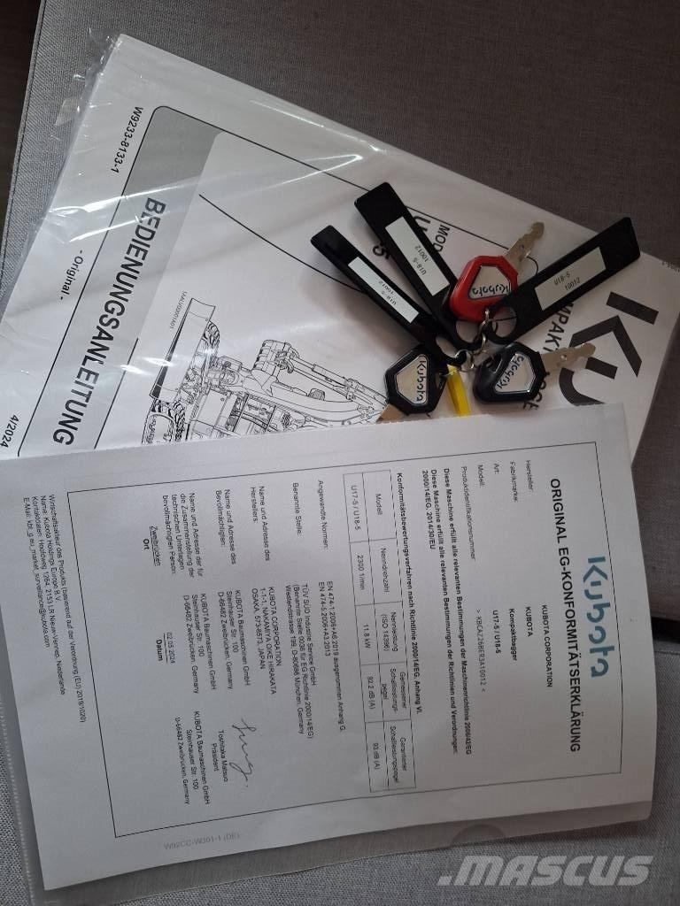 Kubota U 18-5 Minigravere <7t