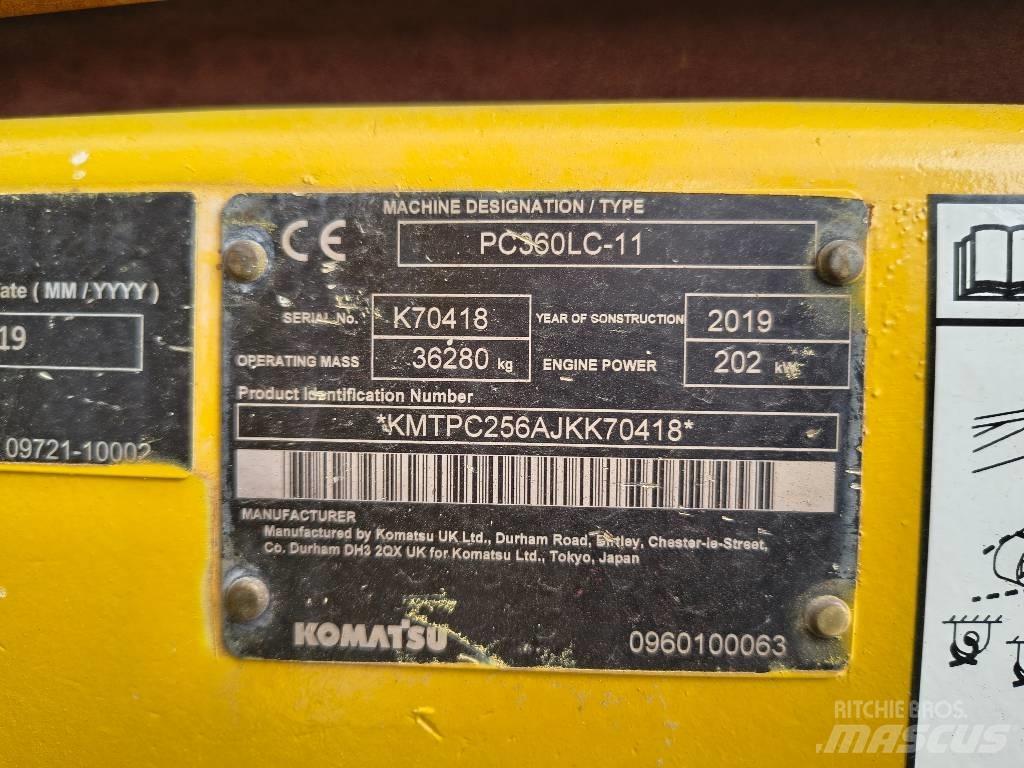 Komatsu PC 360 LC- 11 Beltegraver