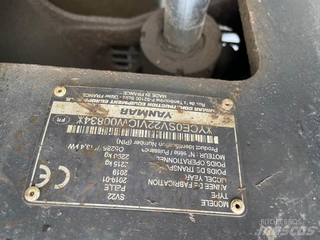 Yanmar SV22 (00834) Minigravere <7t