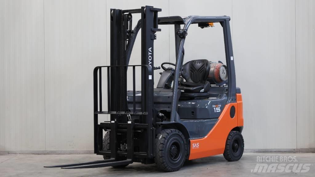 Toyota 8 FGF 15 Propan trucker