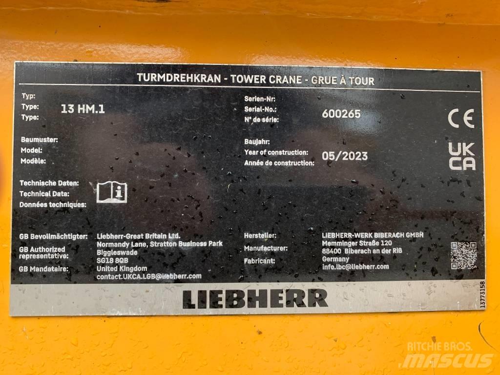 Liebherr 13HM Bygge- og tårnkraner