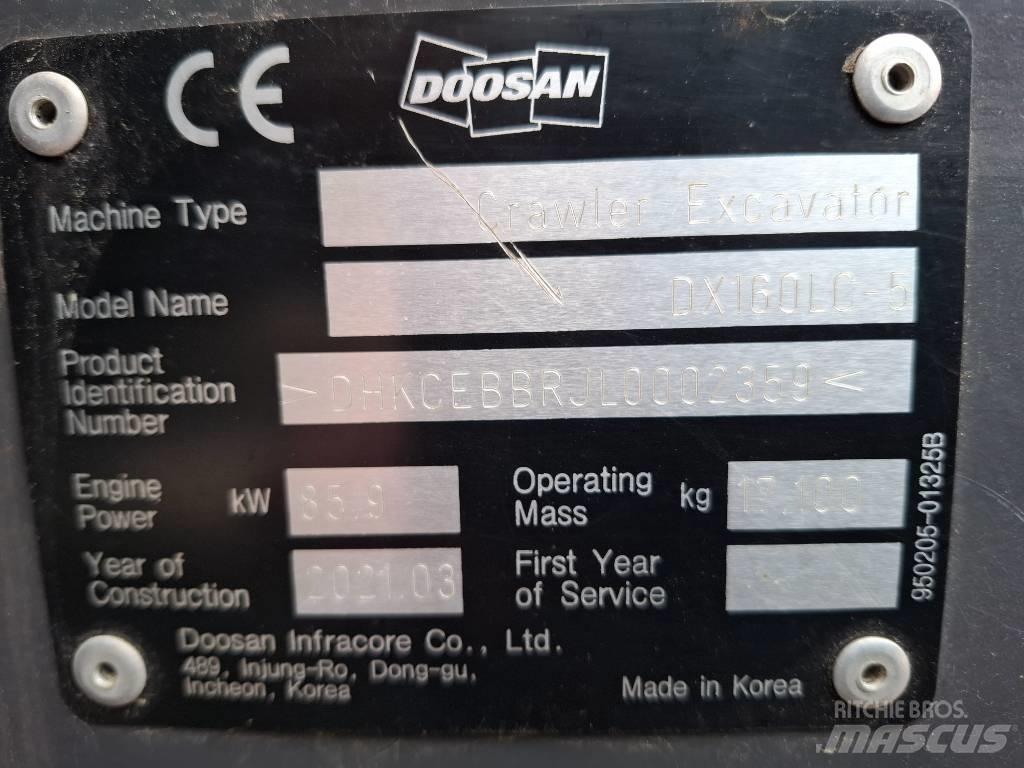 Doosan DX160LC-5 Beltegraver
