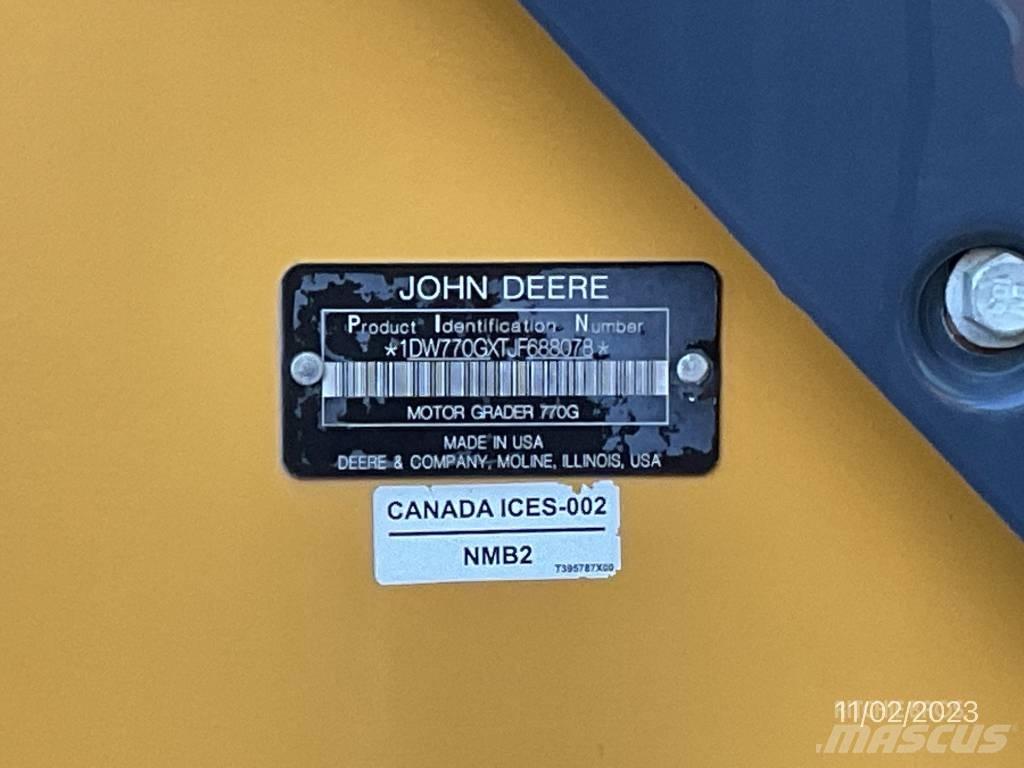 John Deere 770 G Veihøvler