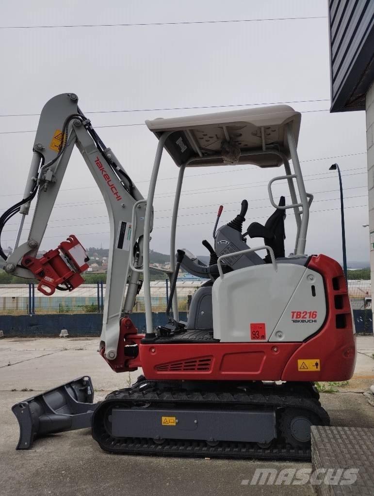 Takeuchi TB 216 Minigravere <7t