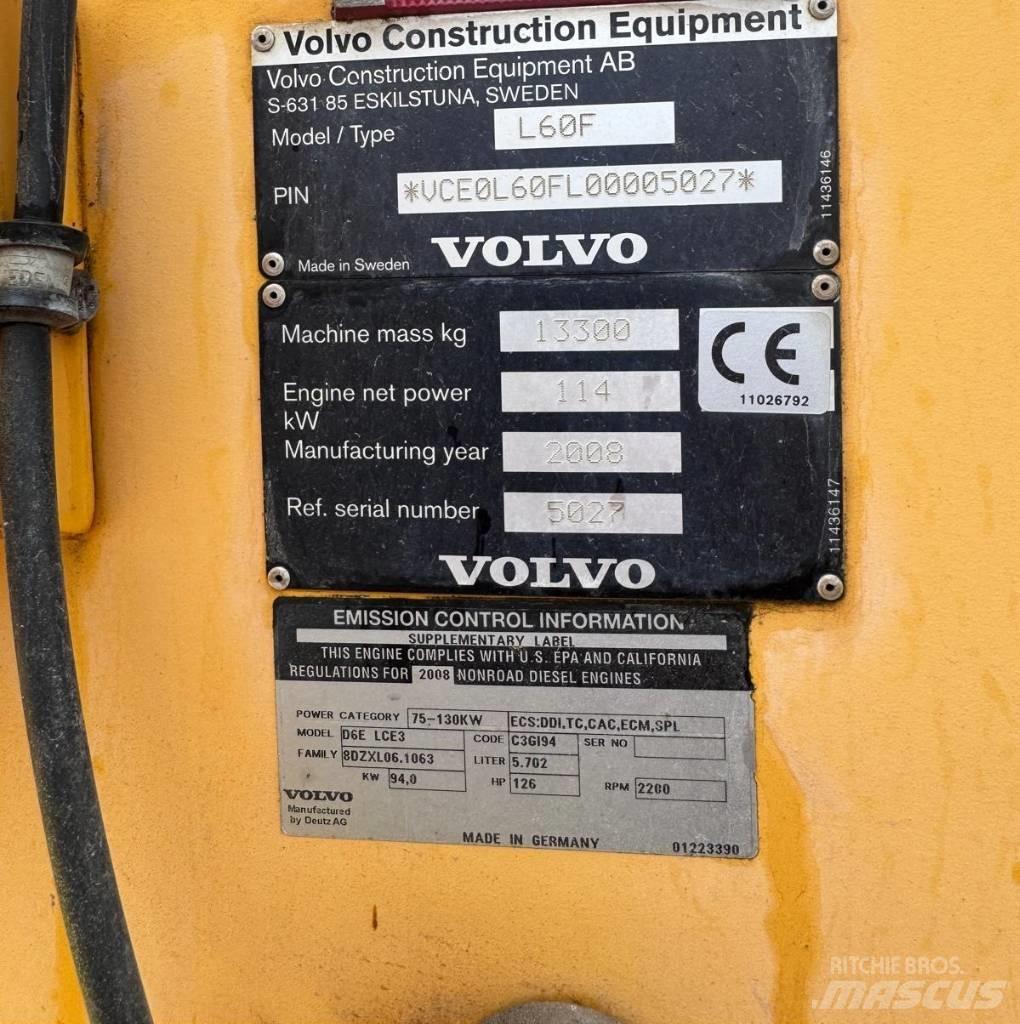 Volvo Radlader L60F Hjullastere