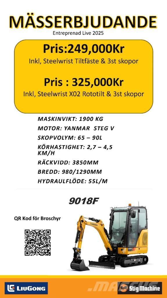 LiuGong 9018 F Minigravere <7t