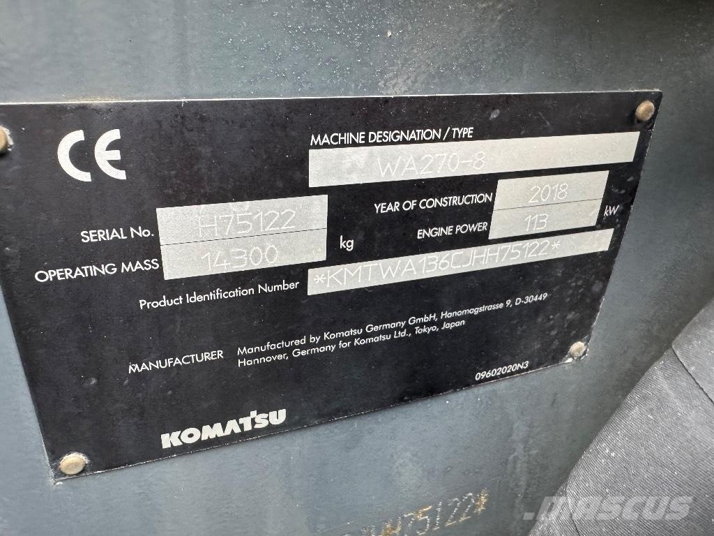 Komatsu WA 270-8 Hjullastere