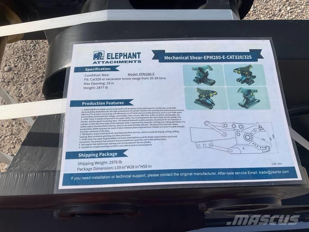  Elephant EPM280 Asfaltskjærer