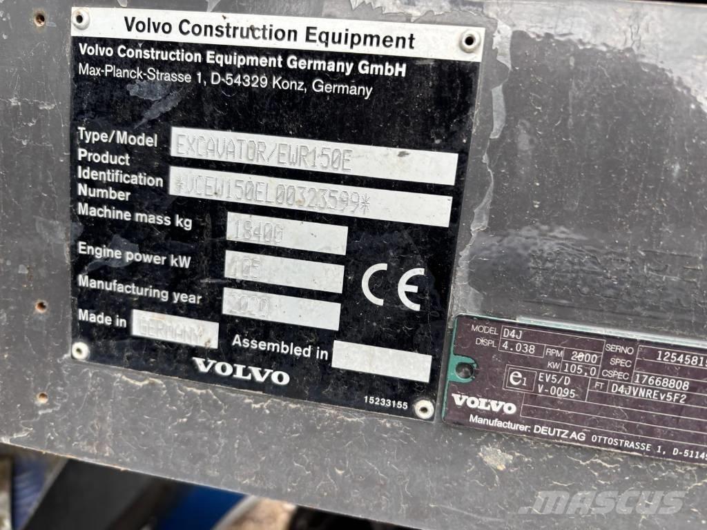 Volvo EWR 150 E Hjulgravere