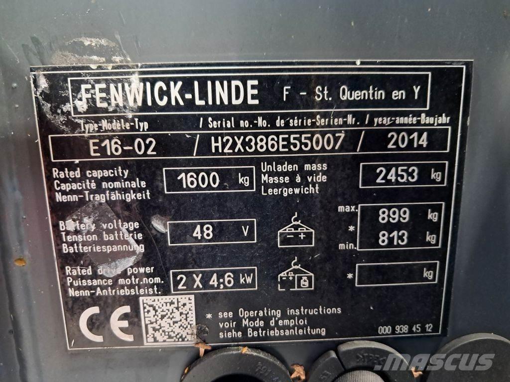 Linde E16-02 Elektriske trucker