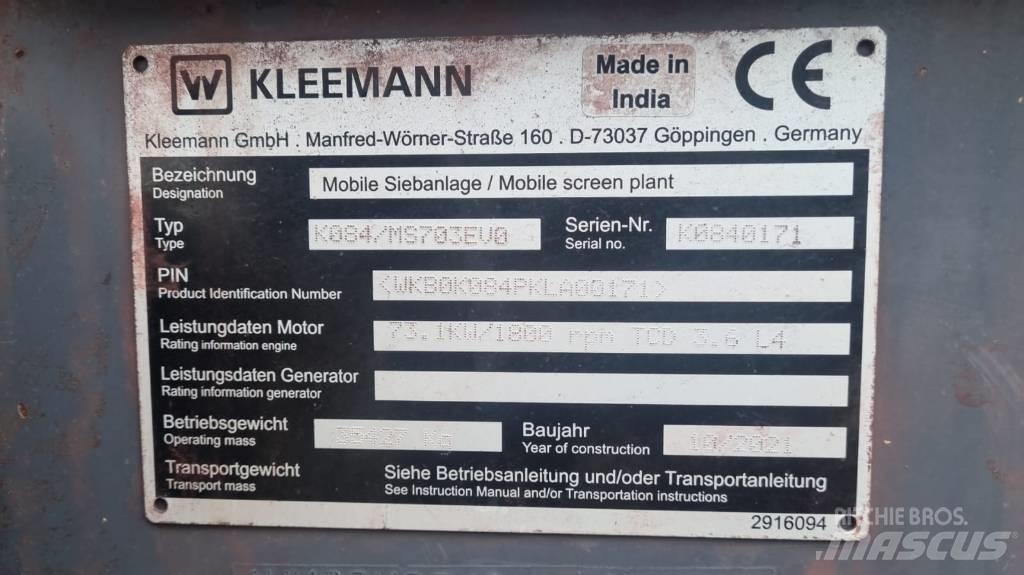 Kleemann MS 703 EVO Mobile sikteverk