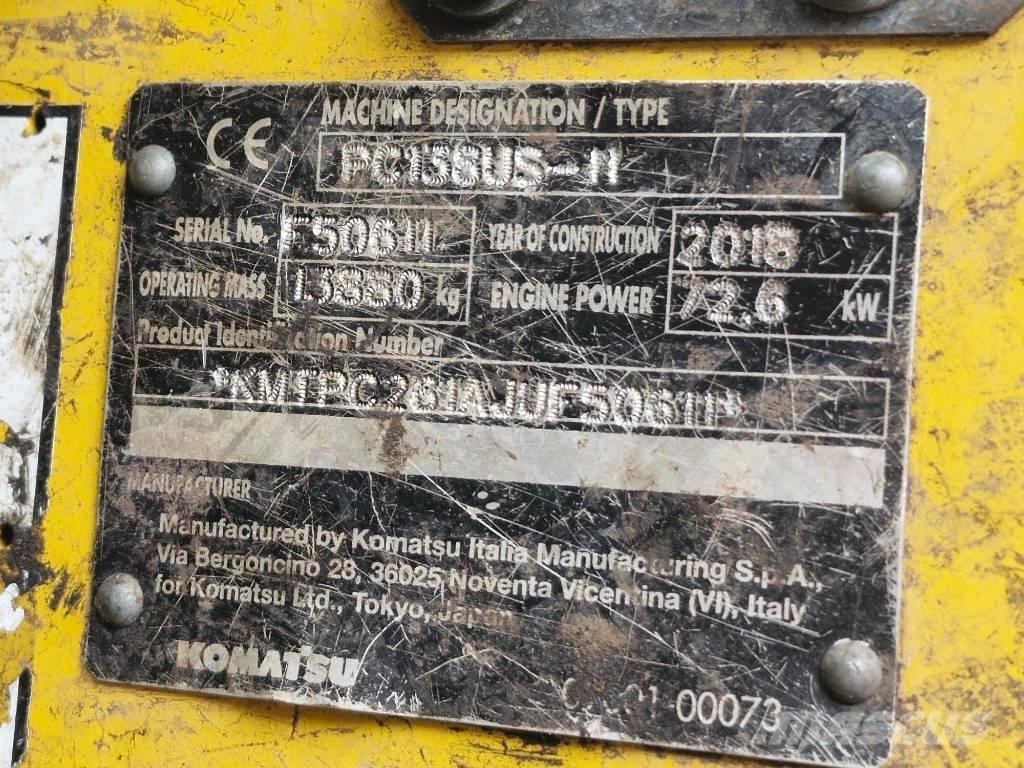 Komatsu PC 138 US-11 Beltegraver