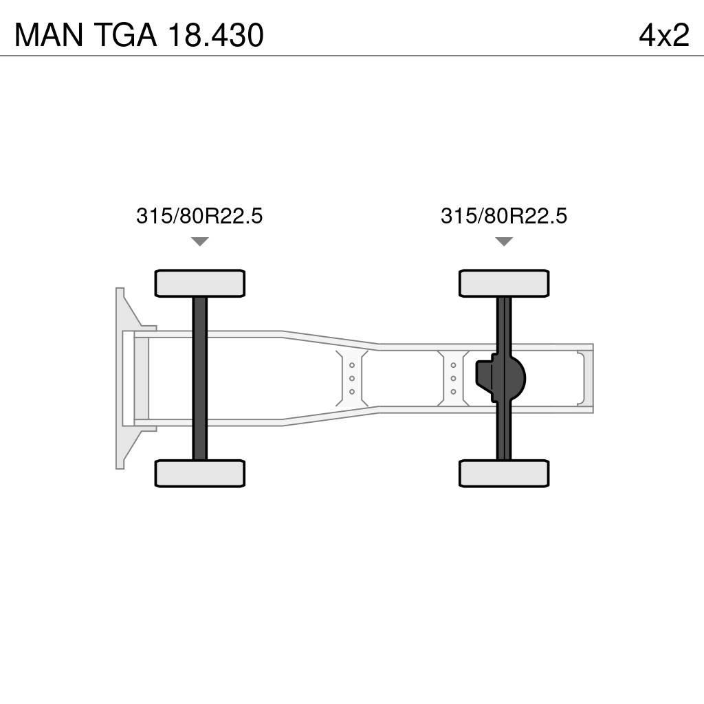 MAN TGA 18.430 Trekkvogner