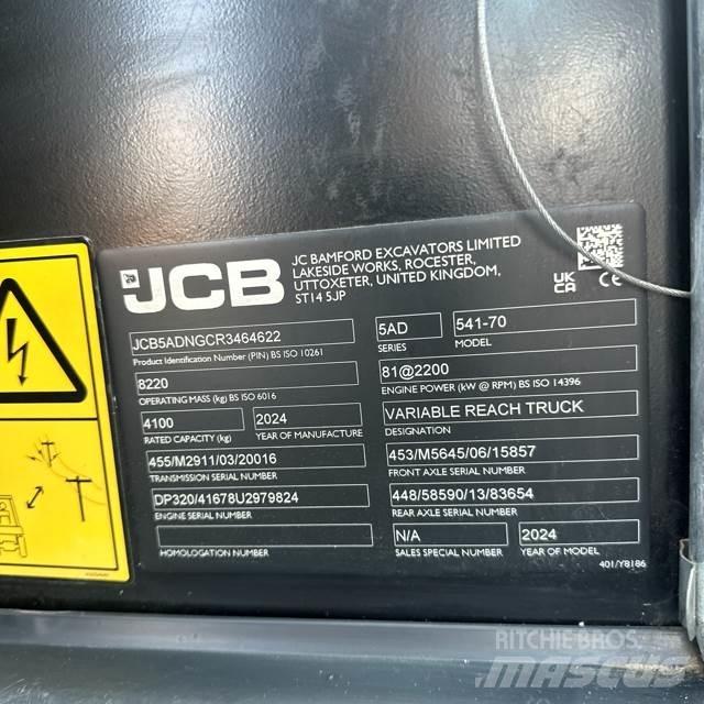 JCB 541-70 Teleskoplastere
