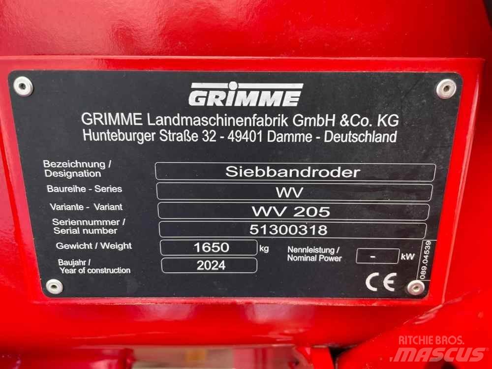 Grimme WV 205 Landbruk - Annet