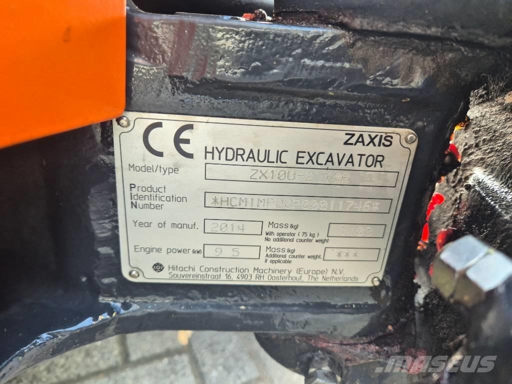 Hitachi ZX 10 U-2 Minigravere <7t