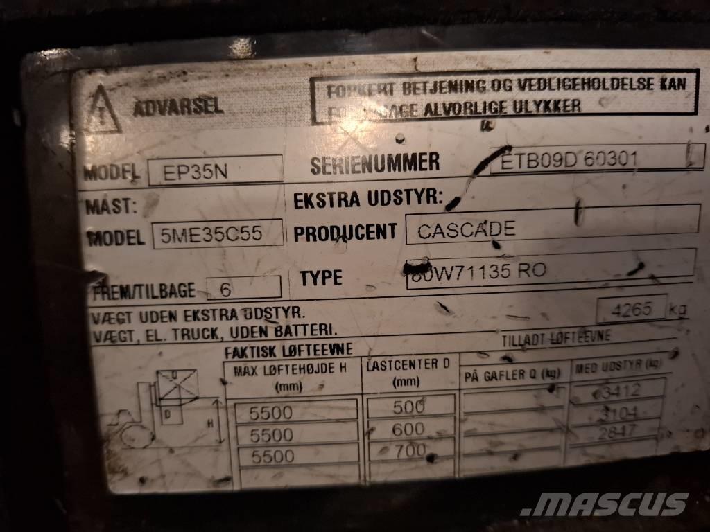 CAT EP35N Elektriske trucker