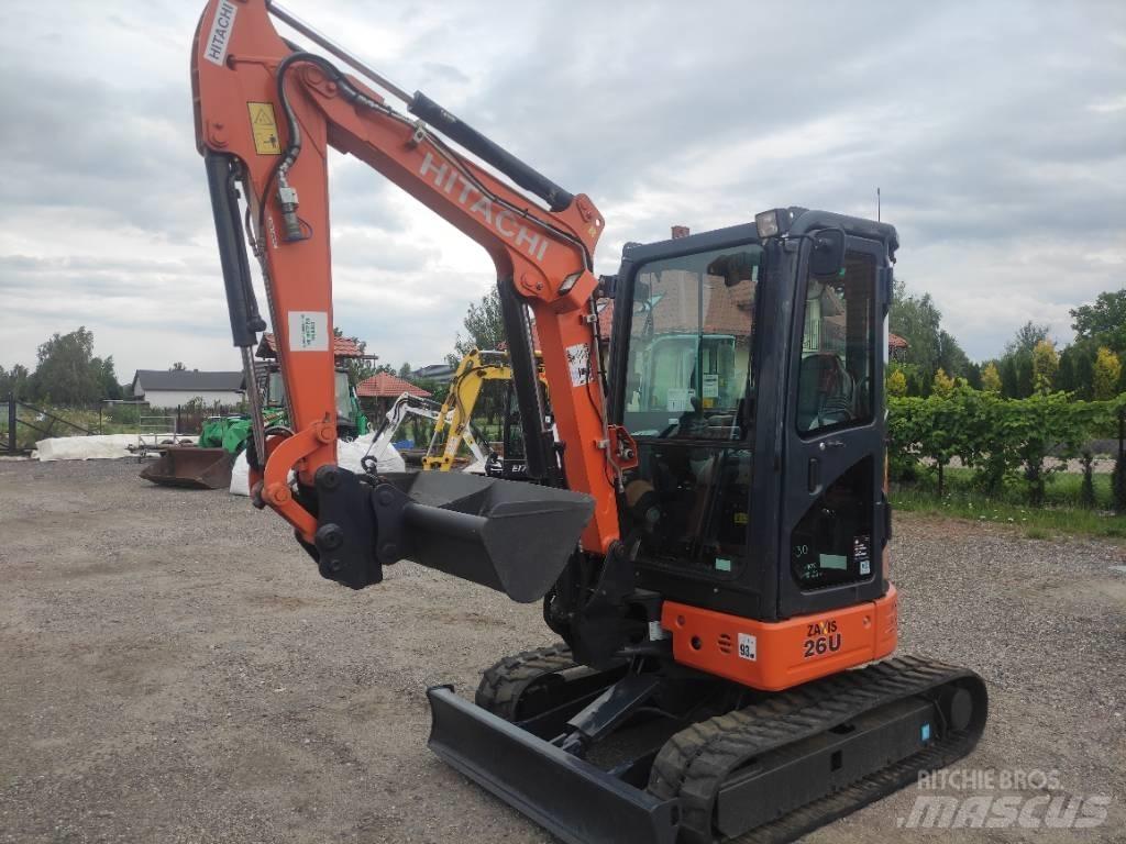 Hitachi ZX 26 U-6 Minigravere <7t