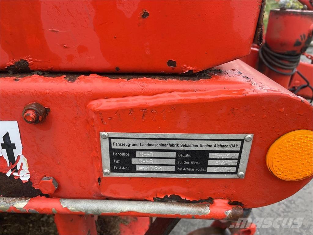 Unsinn RF-8 Avlastningsbord, vifter og heiser