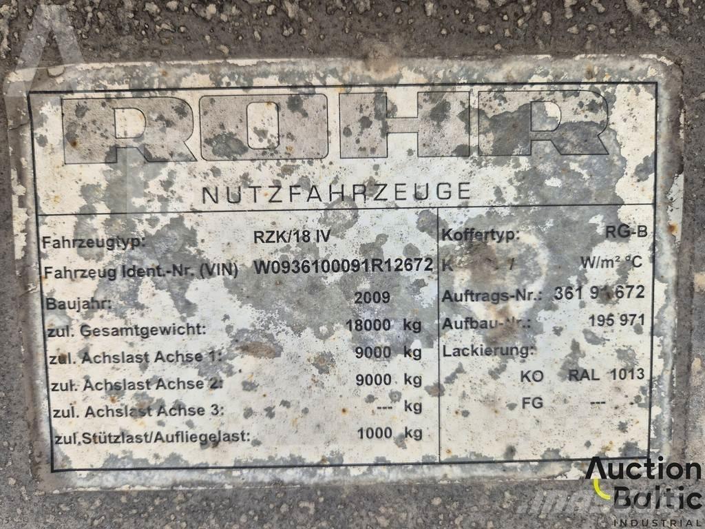 Rohr RZK 18 IV Gardintrailer