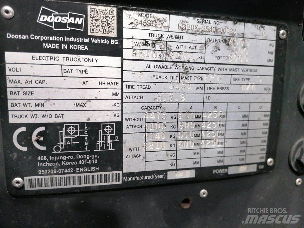 Doosan G45SC-7 Propan trucker