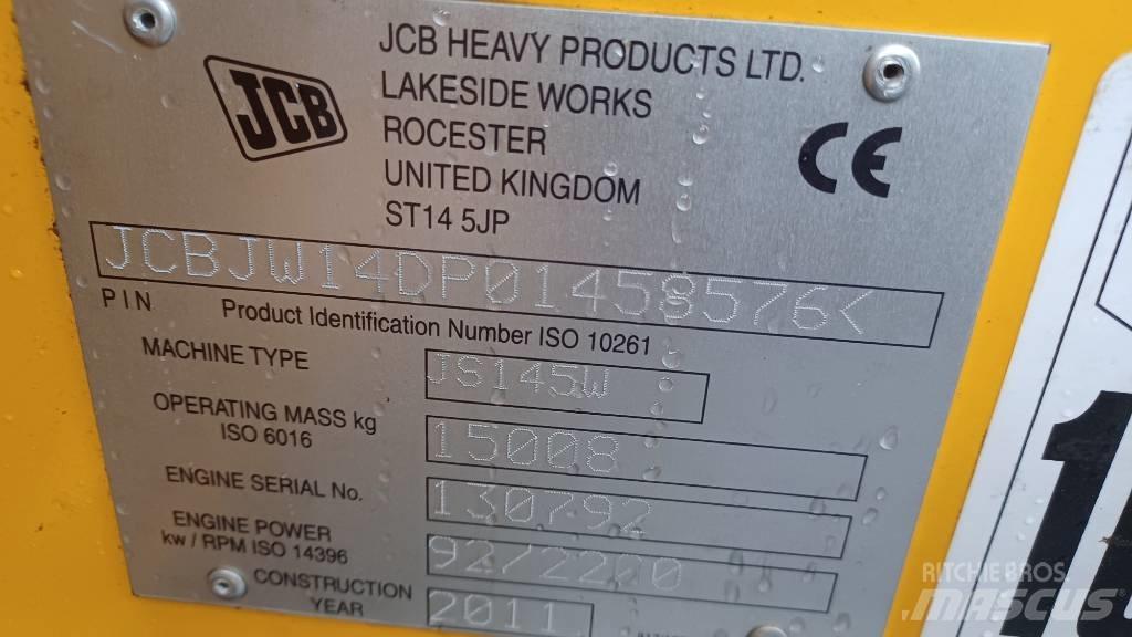 JCB JS 145 W Hjulgravere