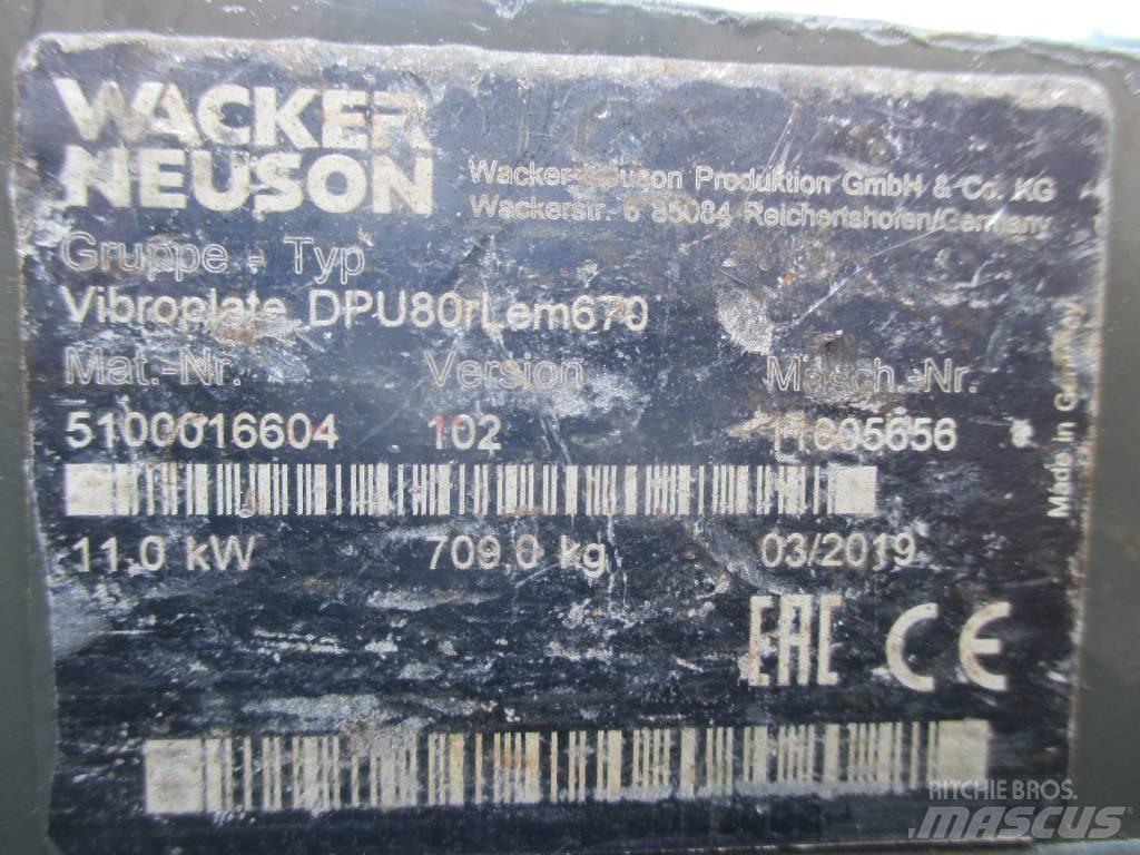 Wacker Neuson DPU 80 Vibroplater